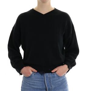 MAGLIA SCOLLO DIETRO NERO